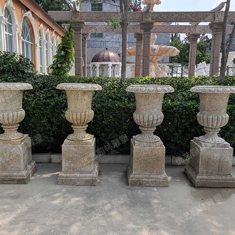 花園景觀花盆，花崗巖花盆